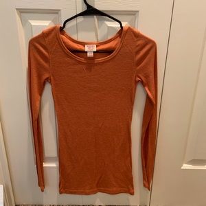 Target Orange Long Sleeve Shirt
